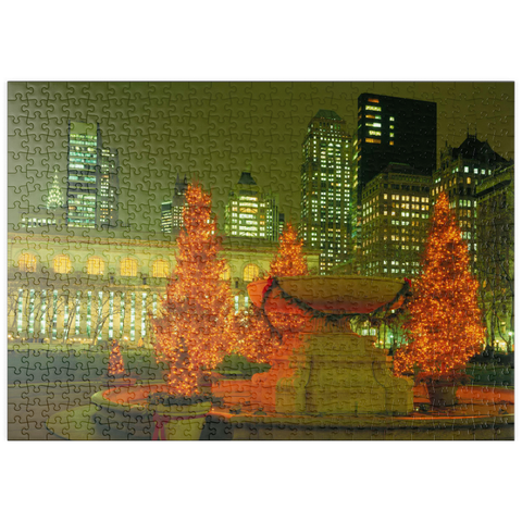 puzzleplate Public Library in Midtown-Manhattan, New York City, New York, USA 500 Puzzle