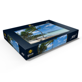 Darstellung des Puzzle Motivs Flagler's Eisenbahnbrücke, Bahia Honda Bridge, Florida Keys - Puzzleteile: 1000