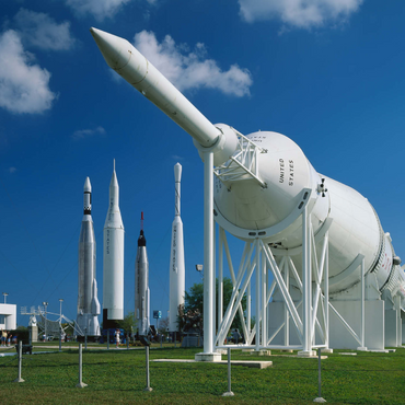 Raketenpark, Kennedy Space Center, Cape Caneveral, Florida, USA 1000 Puzzle 3D Modell