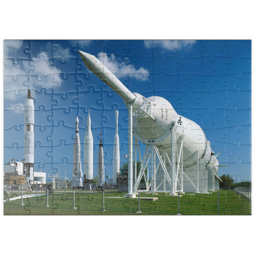 puzzleplate Raketenpark, Kennedy Space Center, Cape Caneveral, Florida, USA 100 Puzzle