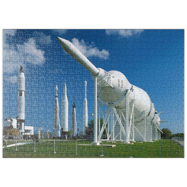 puzzleplate Raketenpark, Kennedy Space Center, Cape Caneveral, Florida, USA 500 Puzzle