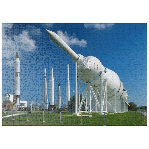 puzzleplate Raketenpark, Kennedy Space Center, Cape Caneveral, Florida, USA 500 Puzzle