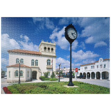 puzzleplate Rathaus von Palm Beach, Florida, USA 1000 Puzzle