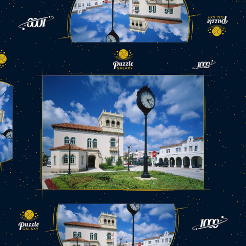Rathaus von Palm Beach, Florida, USA 1000 Puzzle Schachtel 3D Modell