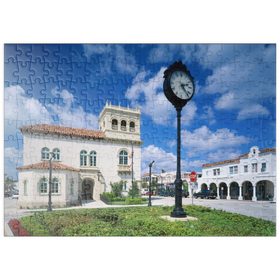 Darstellung des Puzzle-Motivs Rathaus von Palm Beach, Florida, USA – Puzzleteile: 200