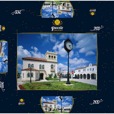 Rathaus von Palm Beach, Florida, USA 200 Puzzle Schachtel 3D Modell