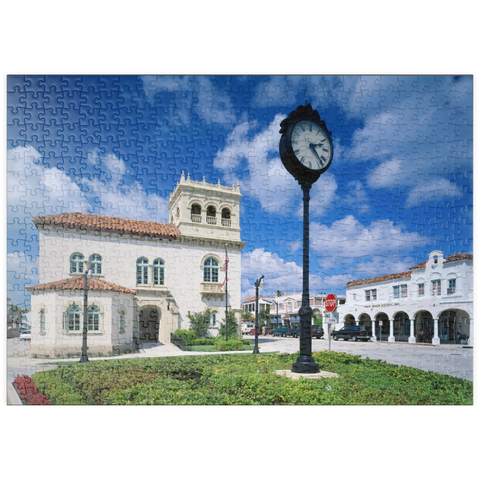 puzzleplate Rathaus von Palm Beach, Florida, USA 500 Puzzle