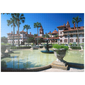 Darstellung des Puzzle Motivs Flagler College in St. Augustine, Florida, USA - Puzzleteile: 1000