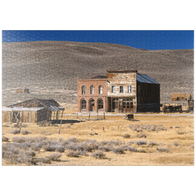 Darstellung des Puzzle Motivs Geisterstadt Bodie, ehemaliges Goldgräberdorf, Kalifornien, USA - Puzzleteile: 1000