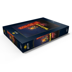 Darstellung des Puzzle Motivs Neonreklame in Monterey, Kalifornien, USA - Puzzleteile: 500