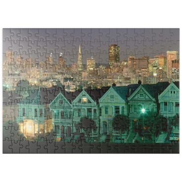 puzzleplate Alamo Square in San Francisco, Kalifornien, USA 200 Puzzle