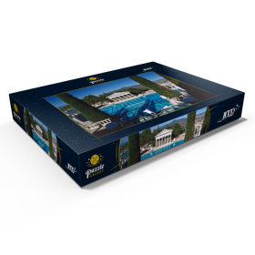Darstellung des Puzzle Motivs Neptune Pool vom Hearst Castle, Kalifornien, USA - Puzzleteile: 1000