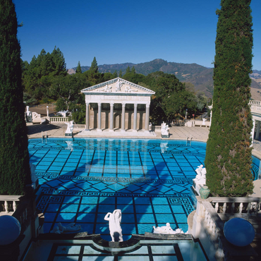 Neptune Pool vom Hearst Castle, Kalifornien, USA 1000 Puzzle 3D Modell