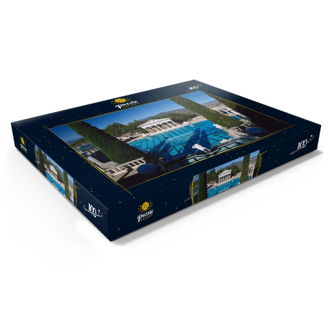 Neptune Pool vom Hearst Castle, Kalifornien, USA 100 Puzzle Schachtel Ansicht1