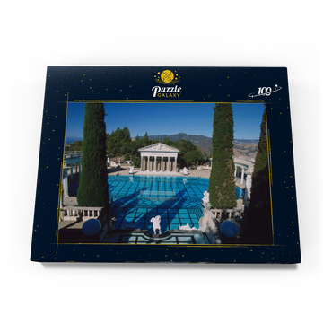 Neptune Pool vom Hearst Castle, Kalifornien, USA 100 Puzzle Schachtel Ansicht3