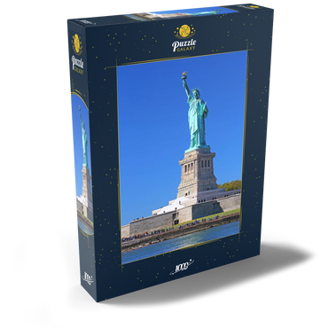 Freiheitsstatue, Liberty Island, New York City, New York, USA 1000 Puzzle Schachtel Ansicht2