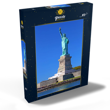 Freiheitsstatue, Liberty Island, New York City, New York, USA 100 Puzzle Schachtel Ansicht2