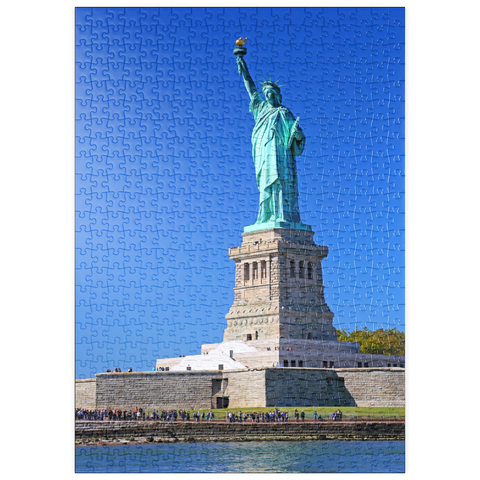puzzleplate Freiheitsstatue, Liberty Island, New York City, New York, USA 500 Puzzle