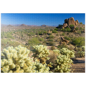 Darstellung des Puzzle-Motivs Blick vom Pinnacle Peak, Scottsdale, Arizona, USA – Puzzleteile: 1000