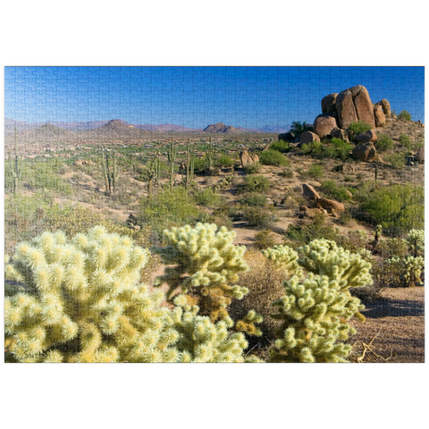 puzzleplate Blick vom Pinnacle Peak, Scottsdale, Arizona, USA 1000 Puzzle