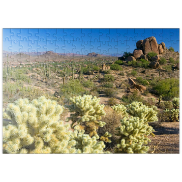 puzzleplate Blick vom Pinnacle Peak, Scottsdale, Arizona, USA 200 Puzzle