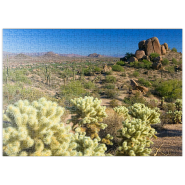 puzzleplate Blick vom Pinnacle Peak, Scottsdale, Arizona, USA 500 Puzzle