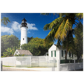 Darstellung des Puzzle-Motivs Leuchtturm von Key West, Florida Keys, Florida, USA – Puzzleteile: 1000