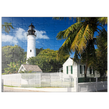 puzzleplate Leuchtturm von Key West, Florida Keys, Florida, USA 100 Puzzle