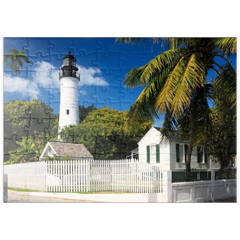 puzzleplate Leuchtturm von Key West, Florida Keys, Florida, USA 100 Puzzle