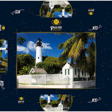 Leuchtturm von Key West, Florida Keys, Florida, USA 100 Puzzle Schachtel 3D Modell