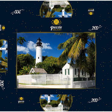 Leuchtturm von Key West, Florida Keys, Florida, USA 200 Puzzle Schachtel 3D Modell