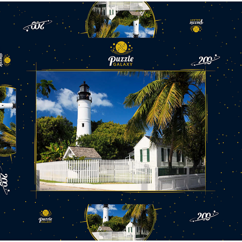 Leuchtturm von Key West, Florida Keys, Florida, USA 200 Puzzle Schachtel 3D Modell