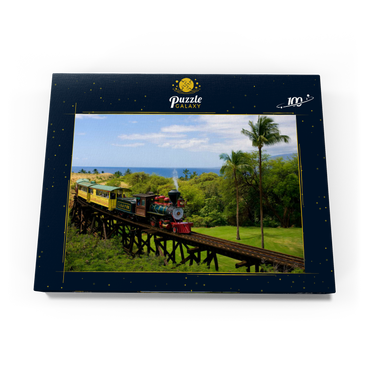 Sugar Cane Train bei Ka'anapali, Insel Maui, Hawaii, USA 100 Puzzle Schachtel Ansicht3