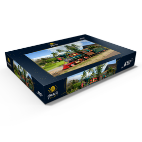 Alternative Darstellung des Puzzle-Motivs Miniatur-Zug, Sugar Cane Train, Ka'anapali, Insel Maui, Hawaii, USA – Puzzleteile: 1000