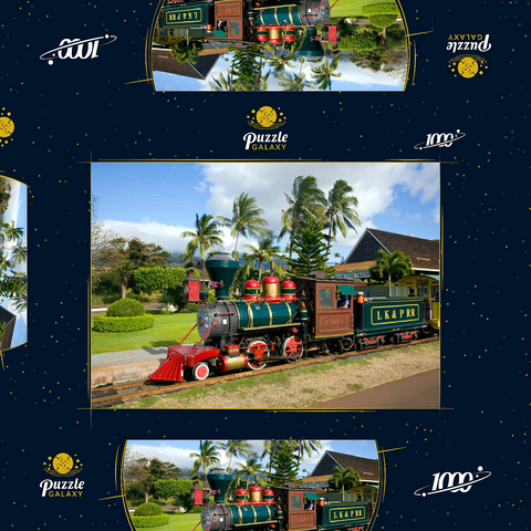 Sugar Cane Train, Ka'anapali, Insel Maui, Hawaii, USA 1000 Puzzle Schachtel 3D Modell