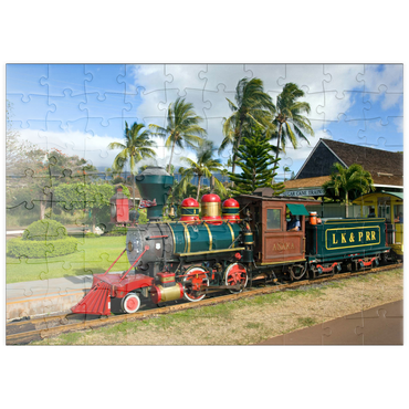 puzzleplate Sugar Cane Train, Ka'anapali, Insel Maui, Hawaii, USA 100 Puzzle