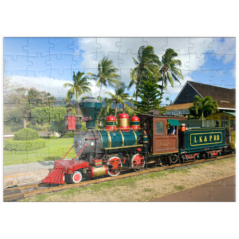puzzleplate Sugar Cane Train, Ka'anapali, Insel Maui, Hawaii, USA 100 Puzzle