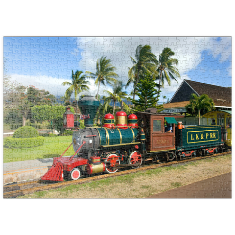 puzzleplate Sugar Cane Train, Ka'anapali, Insel Maui, Hawaii, USA 500 Puzzle