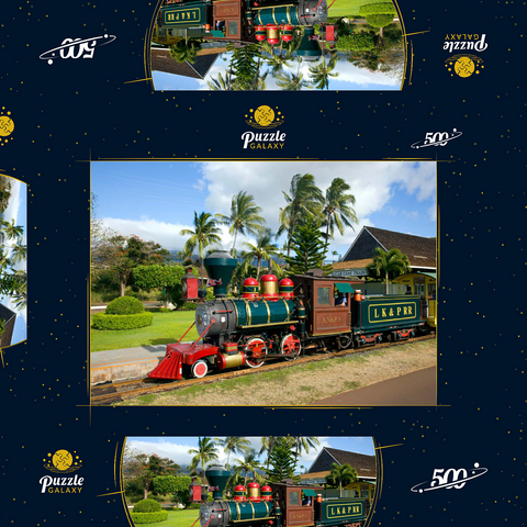Sugar Cane Train, Ka'anapali, Insel Maui, Hawaii, USA 500 Puzzle Schachtel 3D Modell