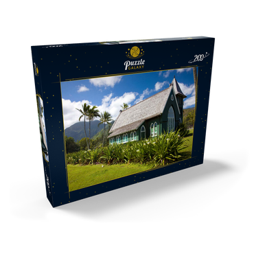 Waioli Huiia Kirche, Hanalei, Insel Kauai, Hawaii, USA 200 Puzzle Schachtel Ansicht2
