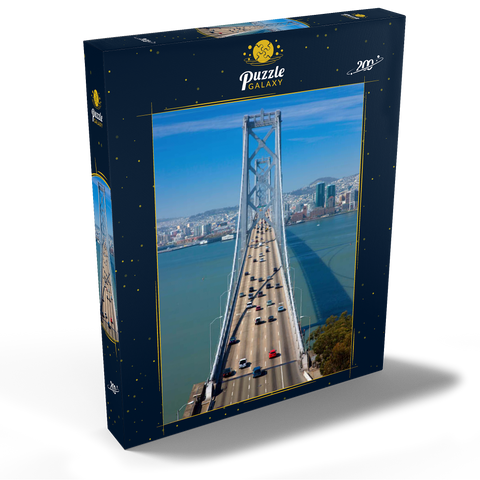 Bay Bridge mit Skyline, San Francisco, Kalifornien, USA 200 Puzzle Schachtel Ansicht2
