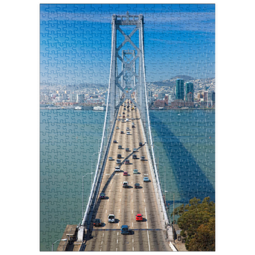 puzzleplate Bay Bridge mit Skyline, San Francisco, Kalifornien, USA 500 Puzzle