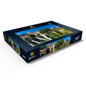 Alternative Darstellung des Puzzle-Motivs Mission San Carlos Borromeo de Carmelo – Puzzleteile: 1000