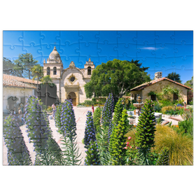 Darstellung des Puzzle Motivs Mission San Carlos Borromeo de Carmelo - Puzzleteile: 100