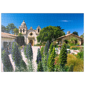 Darstellung des Puzzle Motivs Mission San Carlos Borromeo de Carmelo - Puzzleteile: 500