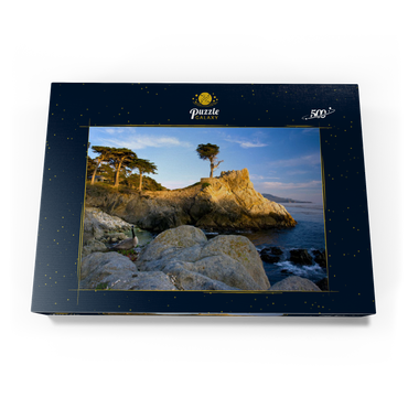 Monterey Zypresse (Lone Cypress) an der Pazifikküste bei 500 Puzzle Schachtel Ansicht3