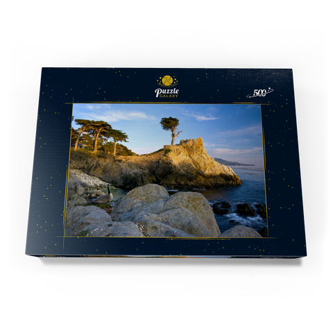 Monterey Zypresse (Lone Cypress) an der Pazifikküste bei 500 Puzzle Schachtel Ansicht3
