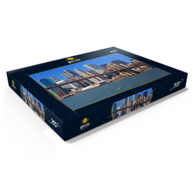 Alternative Darstellung des Puzzle-Motivs Blick zur Brooklyn Bridge mit Manhattan im Hintergrund, New York City – Puzzleteile: 200