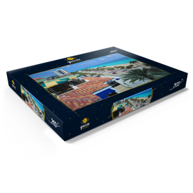 Alternative Darstellung des Puzzle-Motivs Blick über den Atlantic Boulevard und Strand, Fort Lauderdale, Florida, USA – Puzzleteile: 200