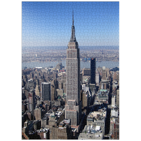 puzzleplate Empire State Building, Manhattan, New York City, New York, USA 1000 Puzzle